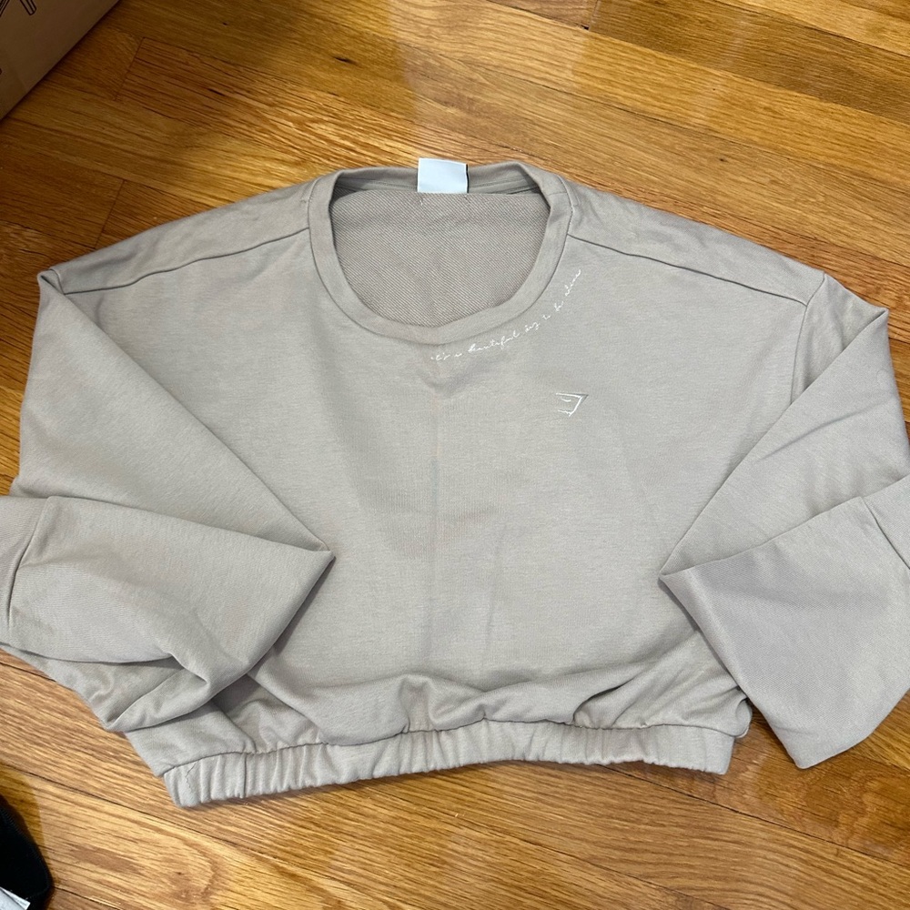 Gymshark crop sweatshirt